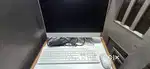 Hp aio pc all in one in mint condtion white colour with keyboard mouse