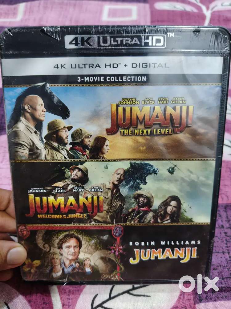Jumanji 3 movies 4k DVD