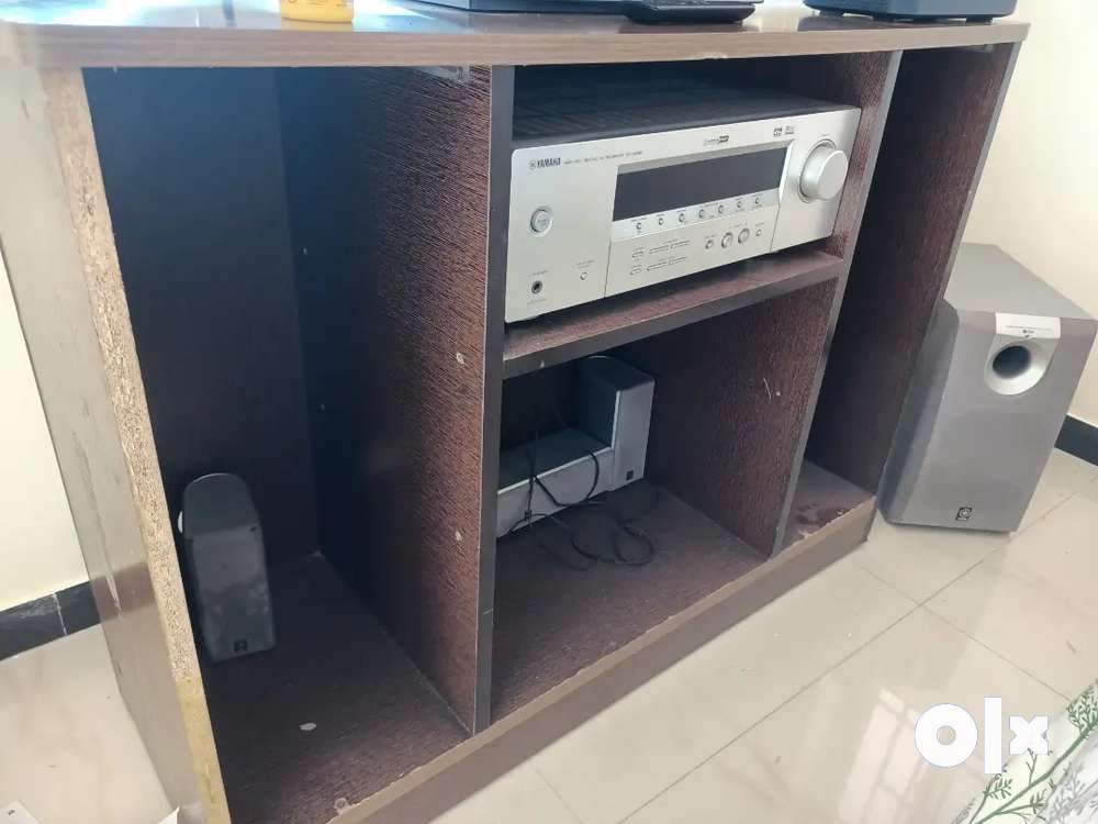 Tv unit, shoe rack and small cupboard