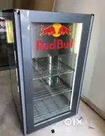 Red Bull Fridge with LED light Front and Rear Doors 80 x 48 cm