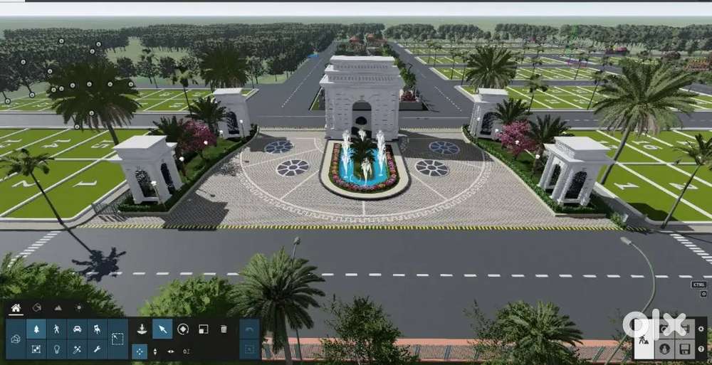 2000sqft corner प्लाट approved society me Bank loan ke sath