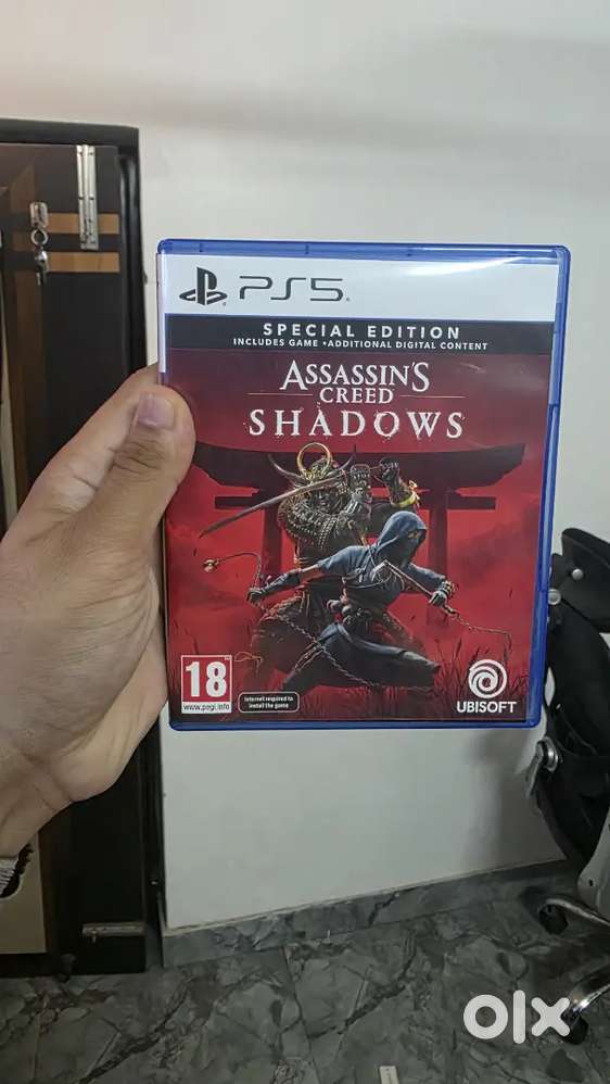 Assassins Creed Shadows Ps5 (Scratchless) mint condition