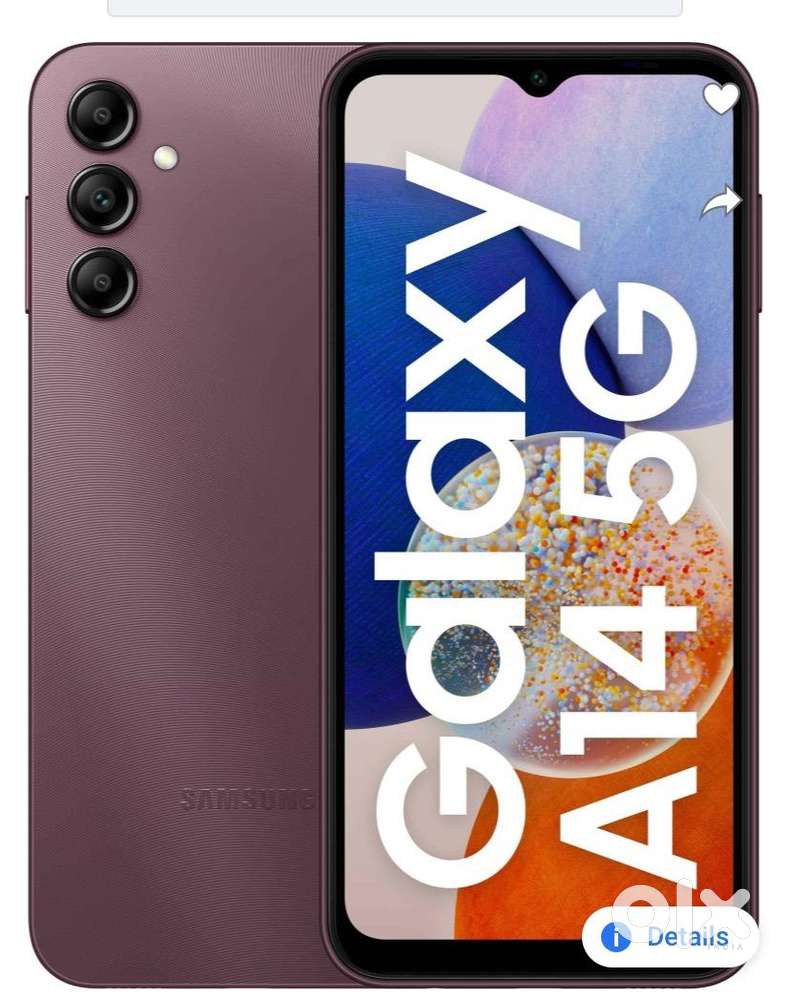 Samsung A14 5G New Condition, Used only 5 months ,in warranty mobile