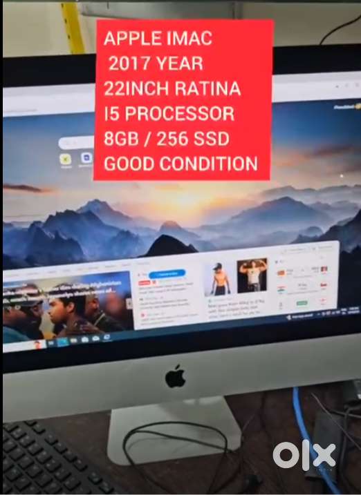 Apple iMac 2017 – 22 Retina  i5 Processor  8GB RAM  256GB SSD  Ex
