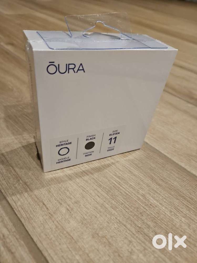 Oura Ring Gen3 Heritage – Black, Size 11  Brand New Sealed Unit