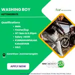 Hiring  washing boy