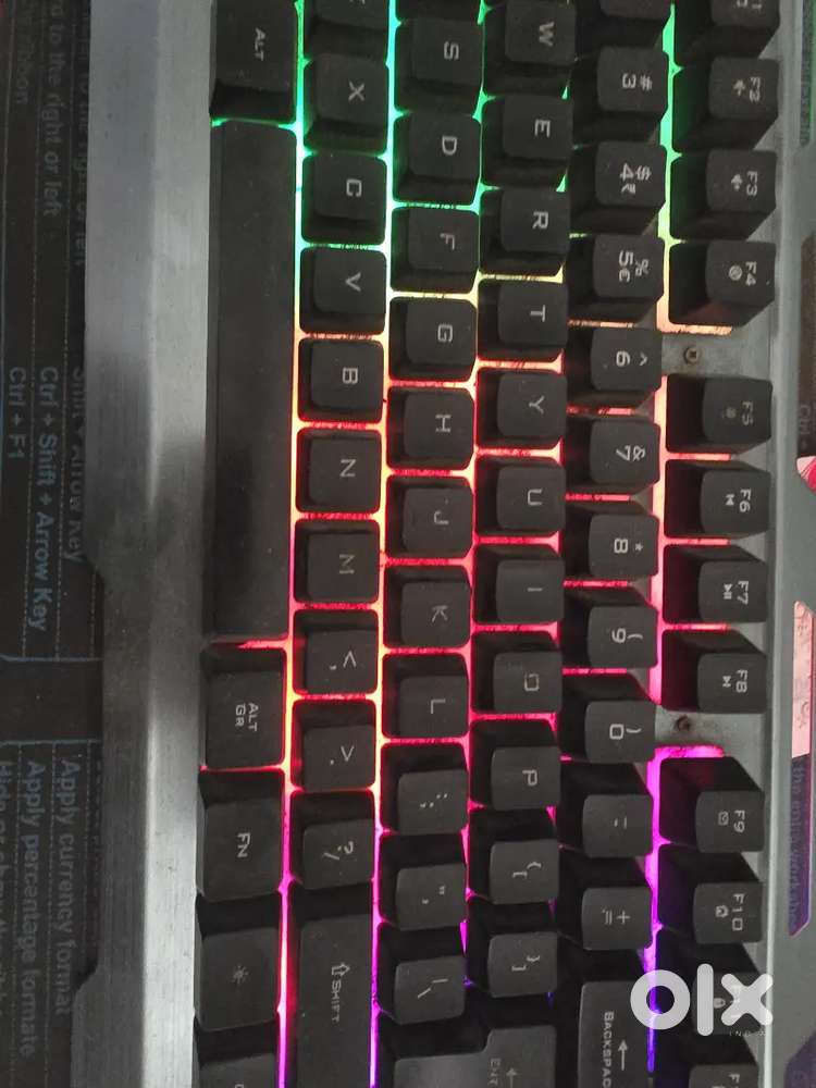 Gaming Keyboard and Mouse Combo,High-Resolution Sensor with 3200 DPI