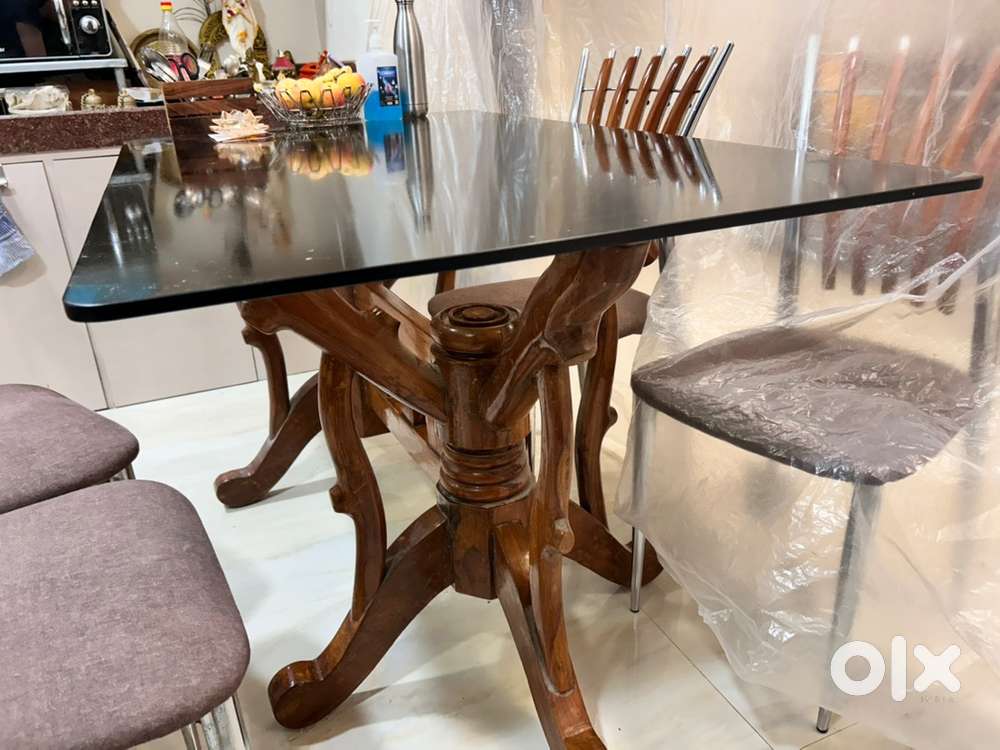 Pure wood dining table