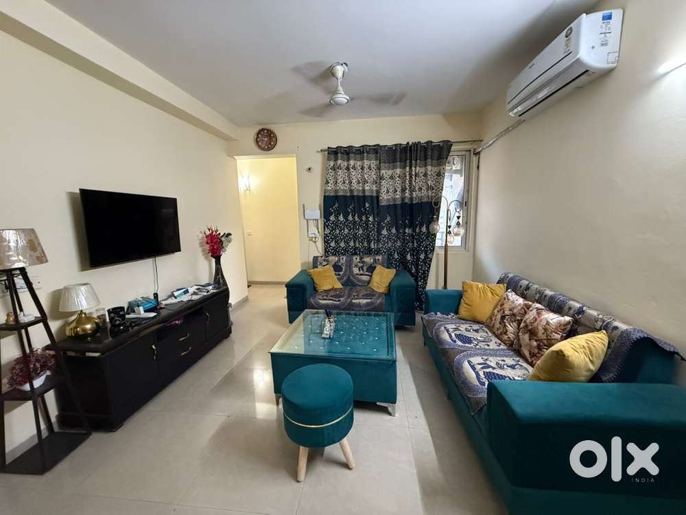 Teal color Sofa 3+2 in Very Good Condition – Well Maintained”