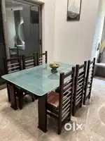 Authentic wooden dining table