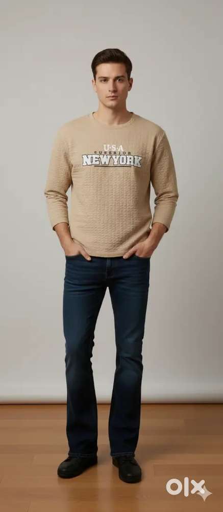 Full sleeve Men Tshirt for Winter season Cash On delivery Available