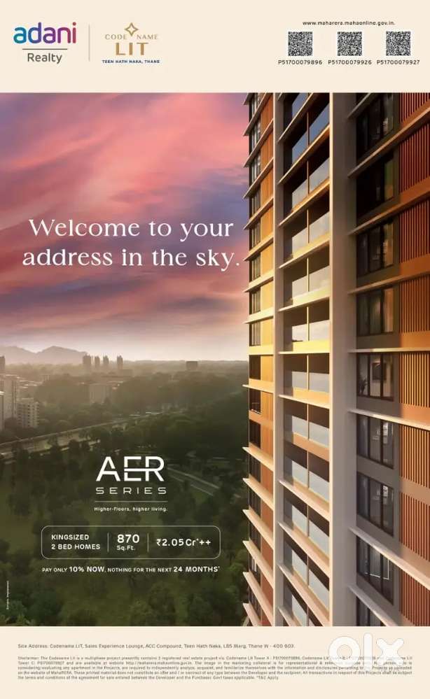 Road touch 2BHK Flat For Sale