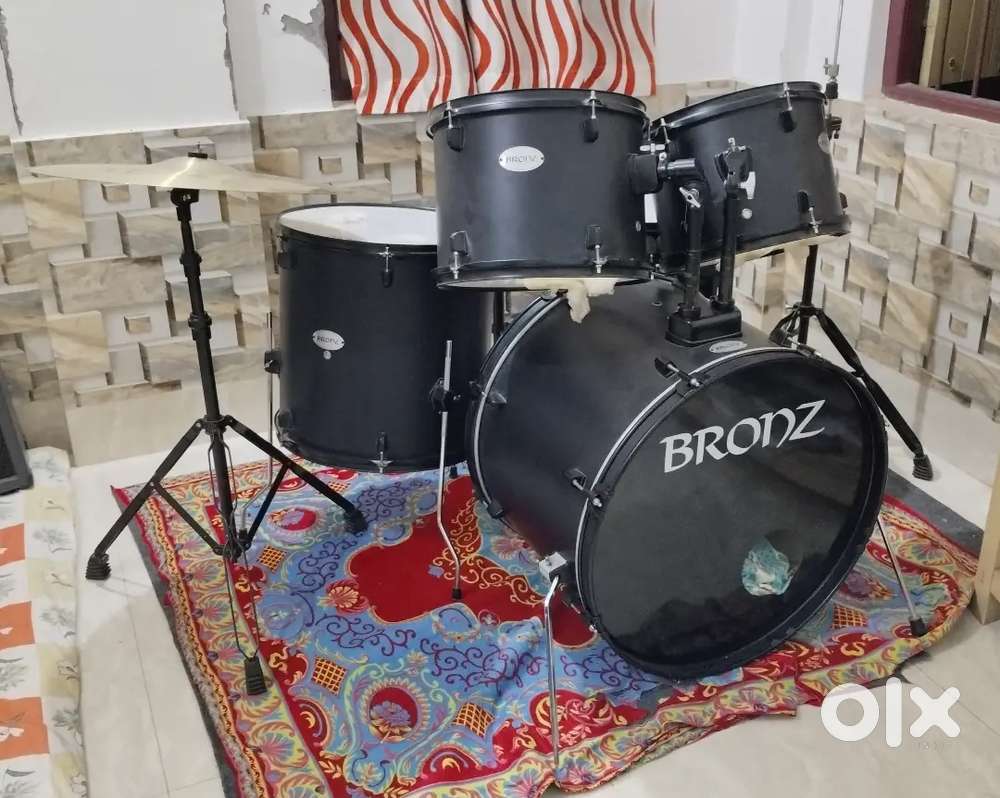 Bronze Acoustic Drums set for sale/For rent Rent amount - 1000 per day