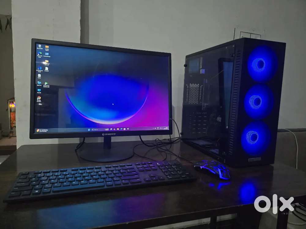 PC with RGB lights
