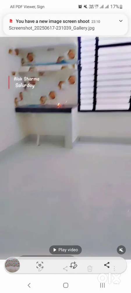 One rooms set attached bathroom with kitchen corner