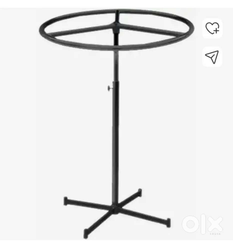 Raound cloth stand nd best quality plastic hanger