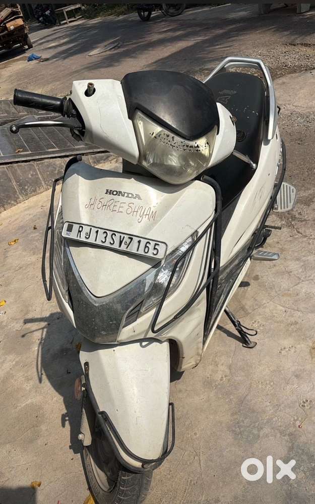 Scooty is in good condition