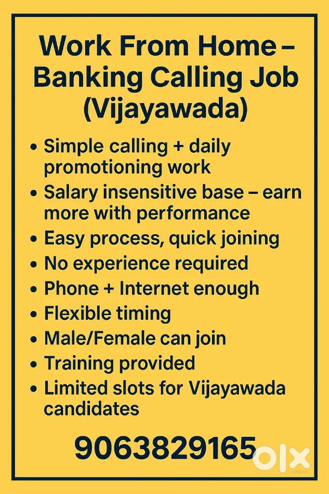 WORK FROM HOME BANKING PROSESS