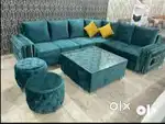 Super Sale New Sofa Set 8499, L shaf 14000 Emi Available