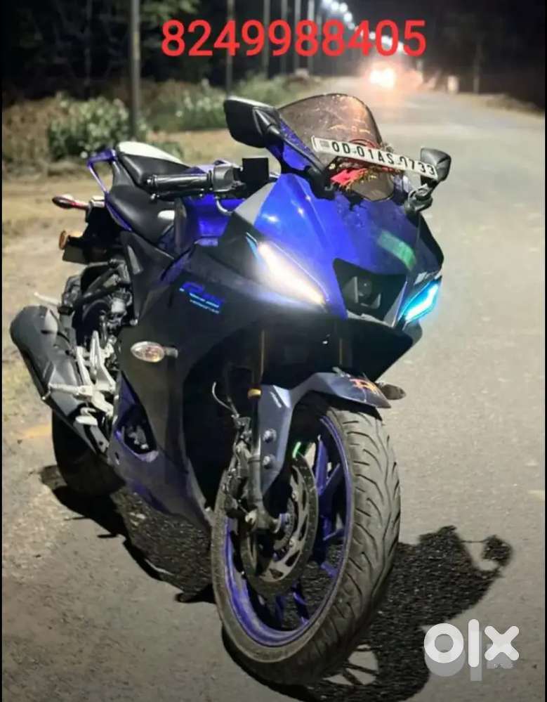 Yamaha R15 v4 Racing Blue, service updated, free lever guard