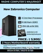 ZEBRONICS New CPU Only 5,900/-