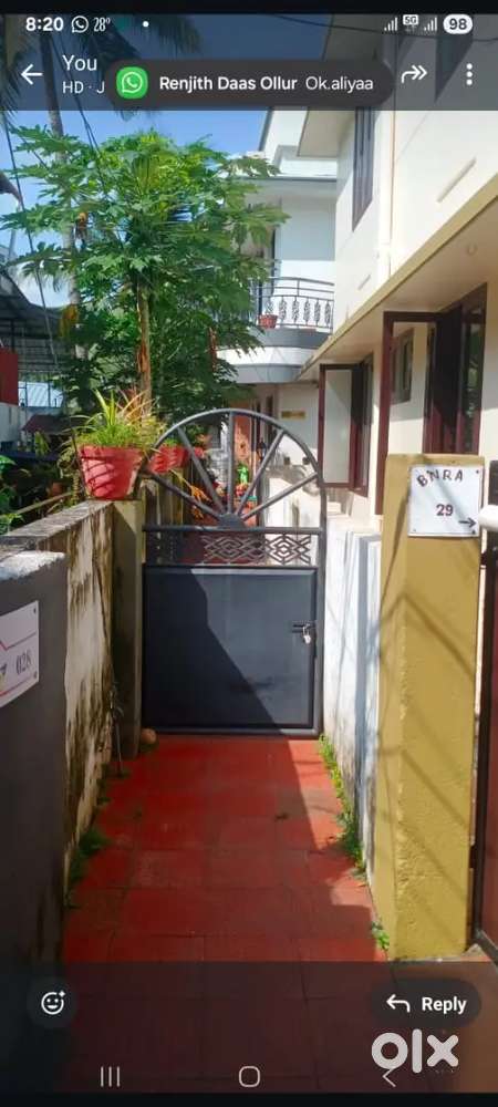 Two-storey house Kaudiar Thiruvananthapuram Prime location