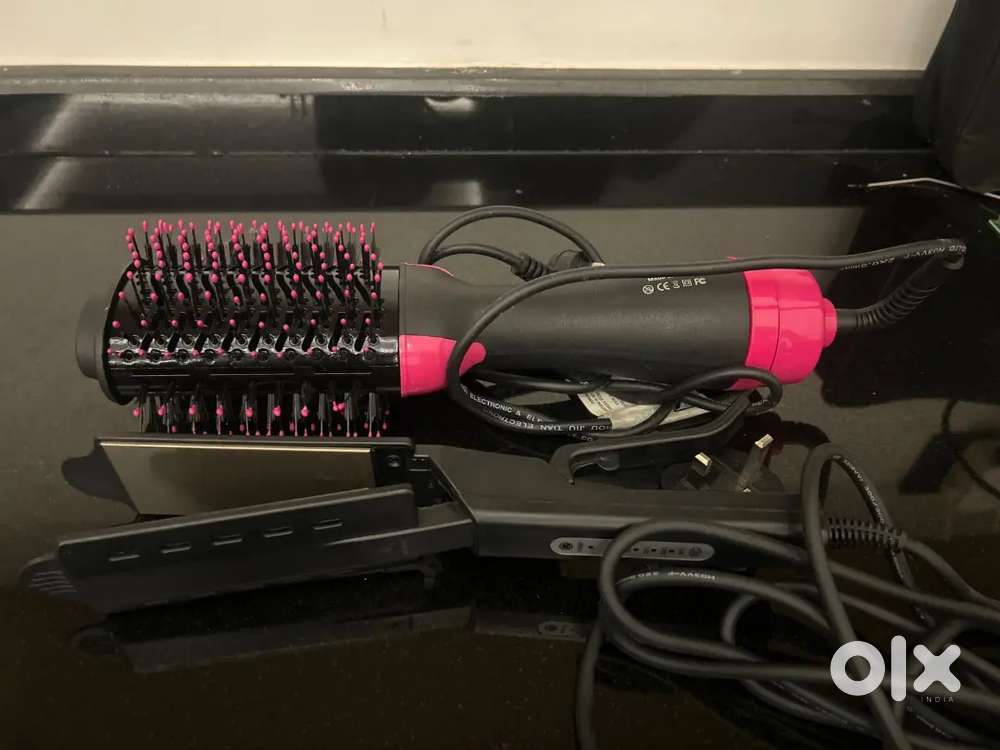 Combo Hair Dryer and Styler + Hair Straightener