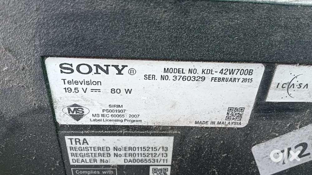 Sony TV m.42w700B