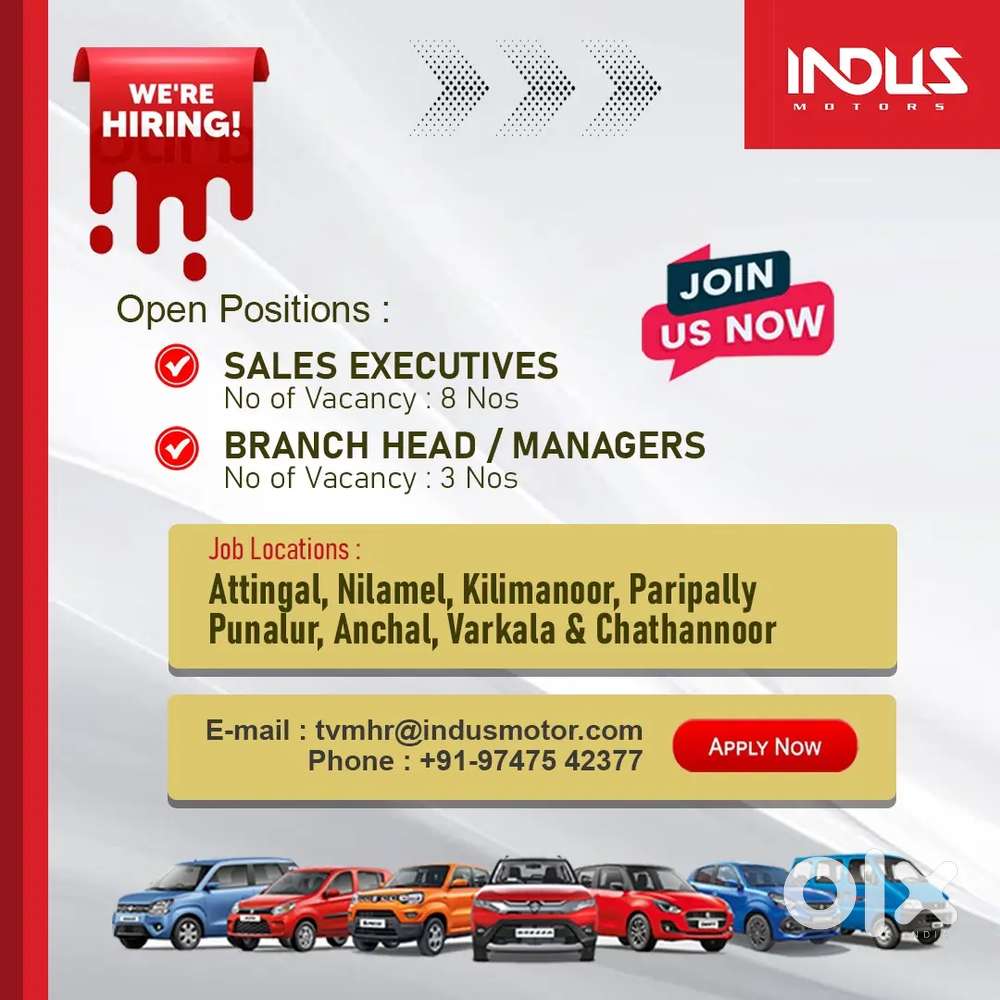 Sales Executives & Branch Heads