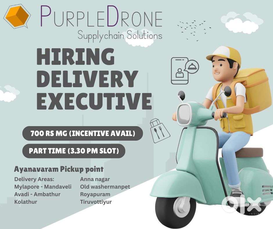 Couriour Delivery job part time