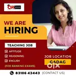 Teacher for Aptitude, Reasoning and English