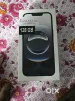 16 e black 128 gb non activated one day old