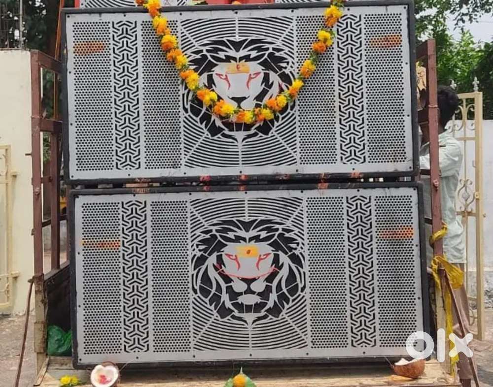 Dj bass turbo cabinets 2 dual and speakers 4.