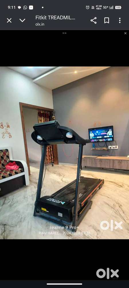 Never used Fitkit treadmill urgently sale due to house shifting