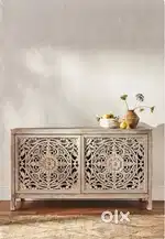 Brand new carving door storage cabinet