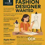 WE ARE HIRING FASHION DESIGNERS .Sreesha Design North paravur