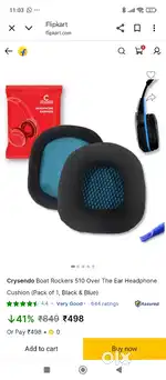 Earpads boat Rockers 510