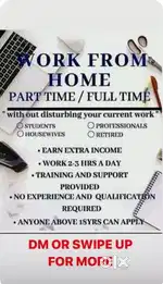 Work From Home Part Time / full time