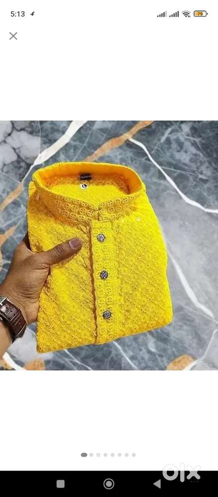 Lakhnavi party wear kurta