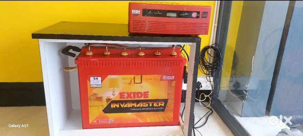 Exide battery and inverter for sale