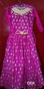 Dark pink beautiful gown
