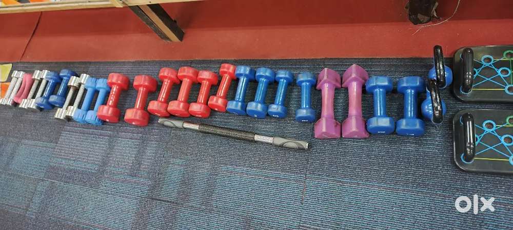 Dumbbells available