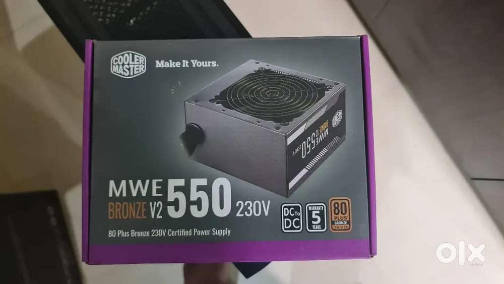 cooler master mwe 550 and zebronics mars cabinet