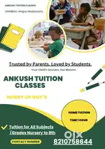 Contact me for home tuition class nursery to 8th in Dhanbad hirapur
