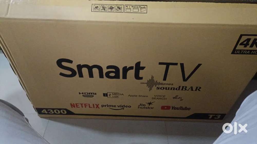 40 inch smart android frameless led tv with live 600 channel free
