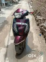 2018 model, jupiter zx, purple colour with black tapping
