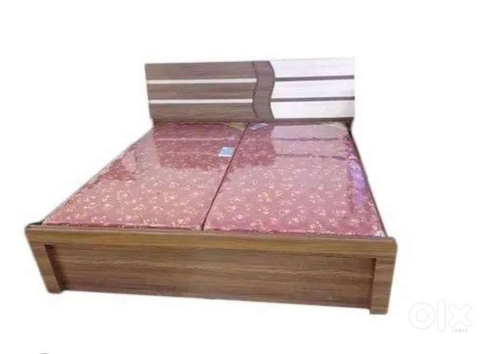 Mega discount buy new double bed 3900, With box -6990/-Emi on