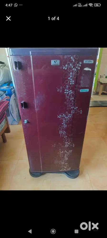 Fridge Videocon Eden red top freezer refrigerator