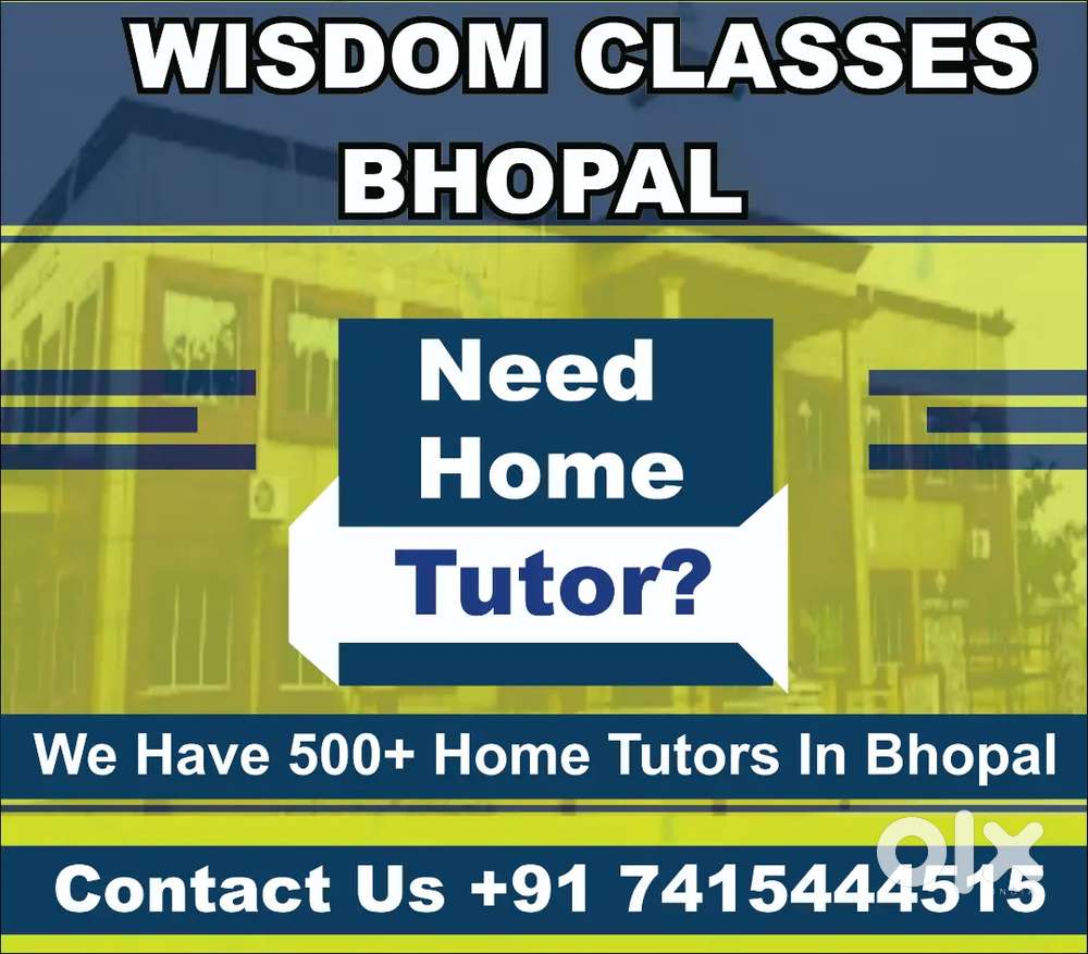 Home Tutor job Available in Bhopal