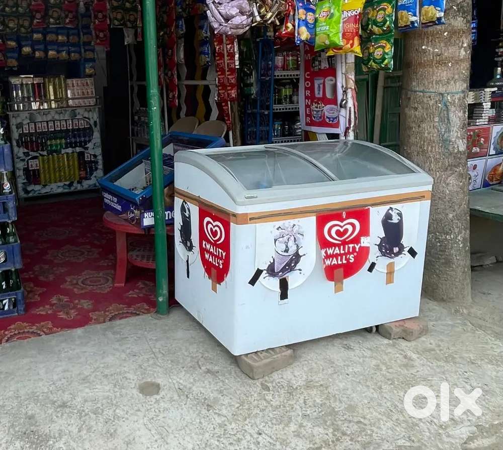 Deep fridge ice cream fridge